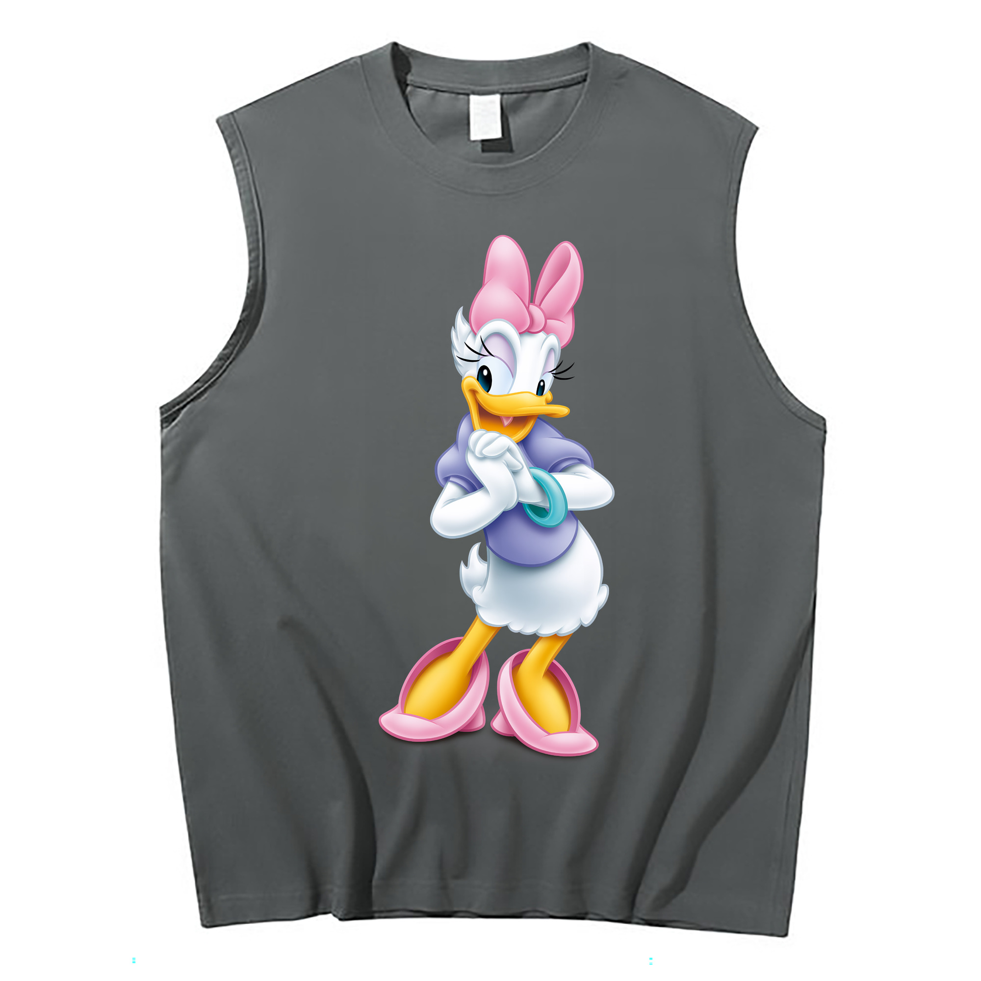 （画像用） ミッキーマウス Mickey Mouse コットン100％タンクトップ（フロントプリント）